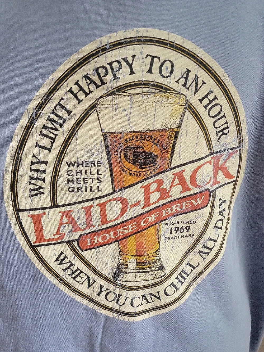 Comfort Colors Laid-back Chill Happy Hour Grill Brew 1969 Cotton Tank Top